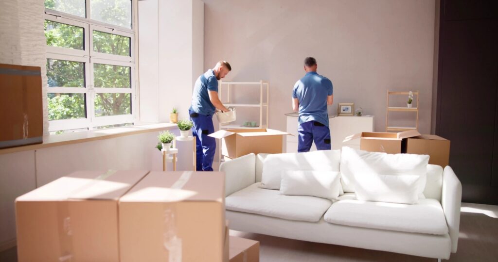 Our expert moving company in Pine Hills fl team handling furniture and belongings carefully.